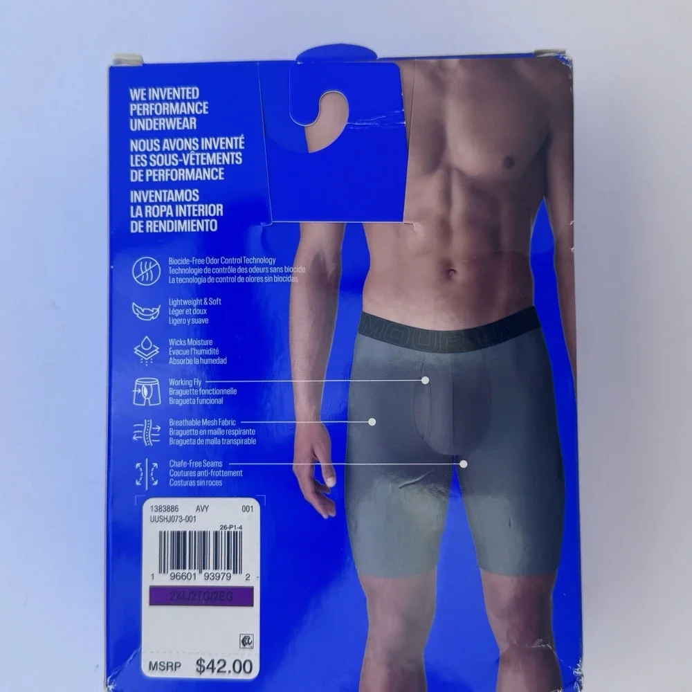 Under Armour 6 inch Tech Boxer Brief New Tag Men 2XL Box Contains 3 Boxerjocks